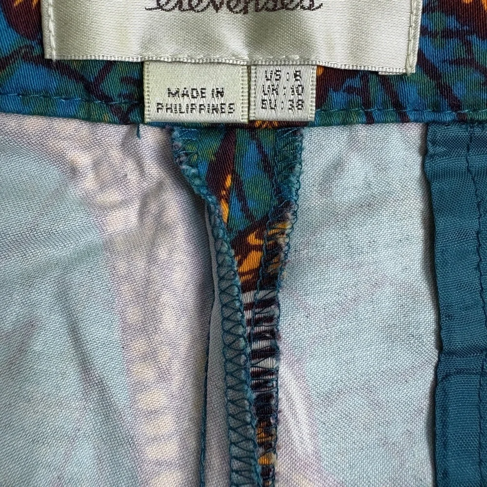 ELEVENSES Anthropologie Parrot Batik Shorts